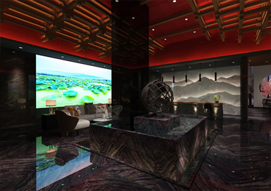 衢州足浴會所裝修設計案例效果圖