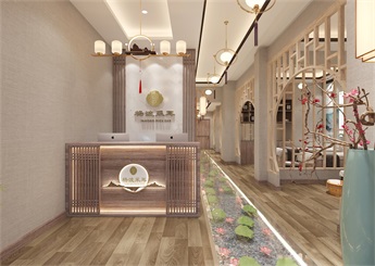 休閑采耳店裝修設計案例效果圖