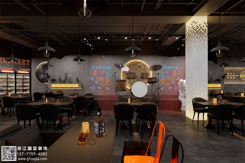 工業風酒吧裝修設計詳細介紹