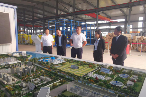 陜西航天建設集團有限公司總經理、黨委副書記謝明娟率隊赴遼寧一諾環保產業集團開展考察調研工作
